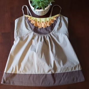 BCBGMaxAzria button tank top